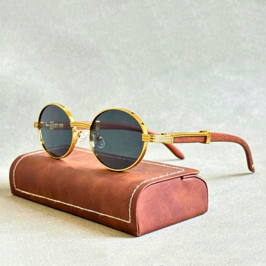 Bellagio Gold Frame Sunglasses-1a