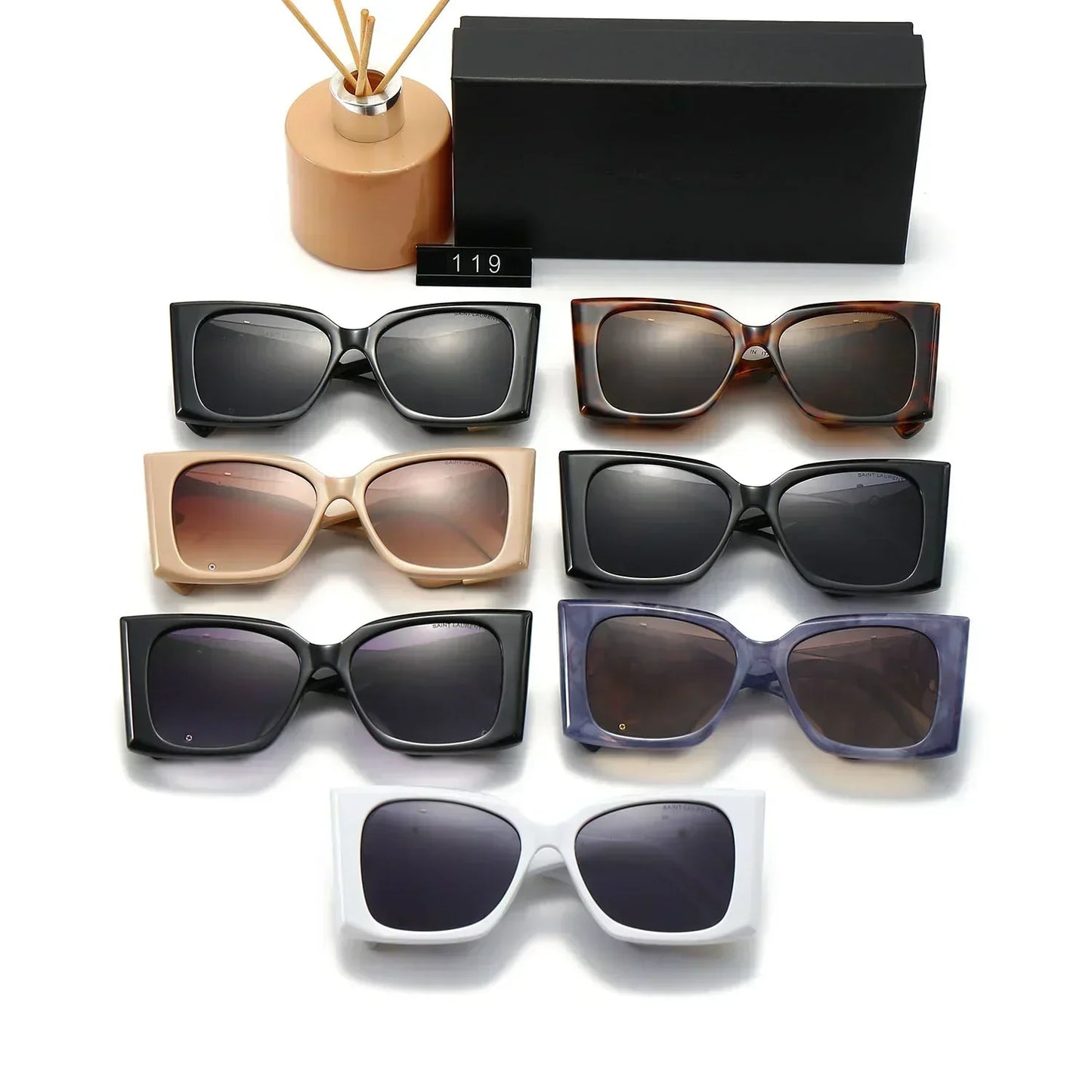 Luxury Large Frame Sunglasses Y-018s-1