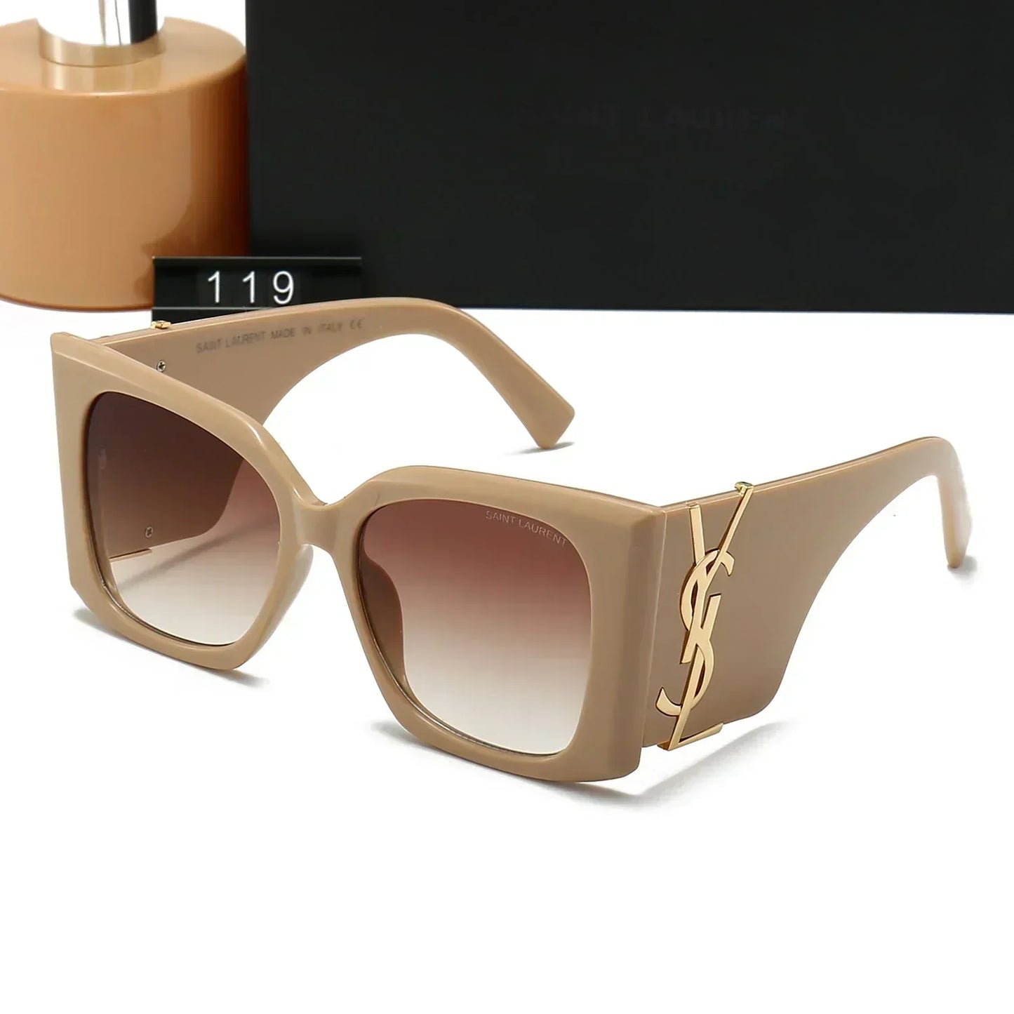 Luxury Large Frame Sunglasses Y-018s-1