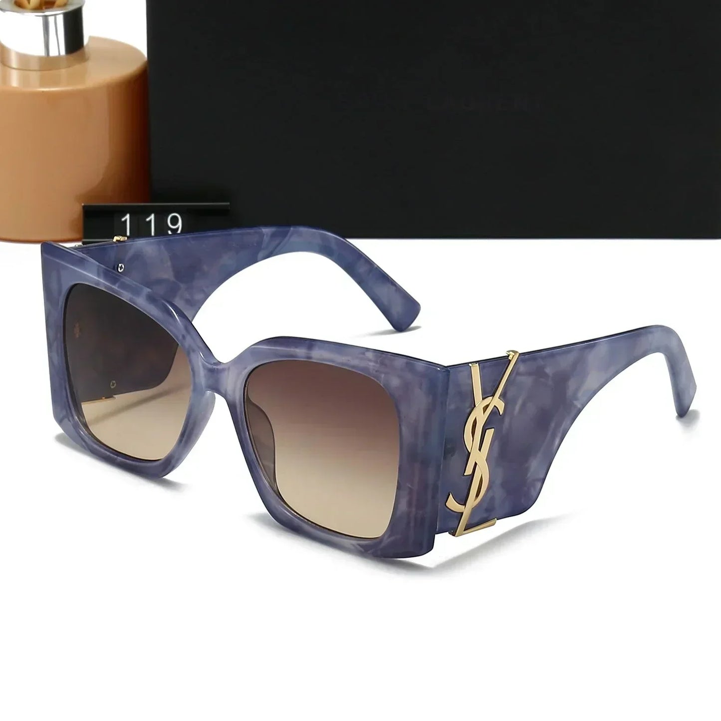Luxury Large Frame Sunglasses Y-018s-1