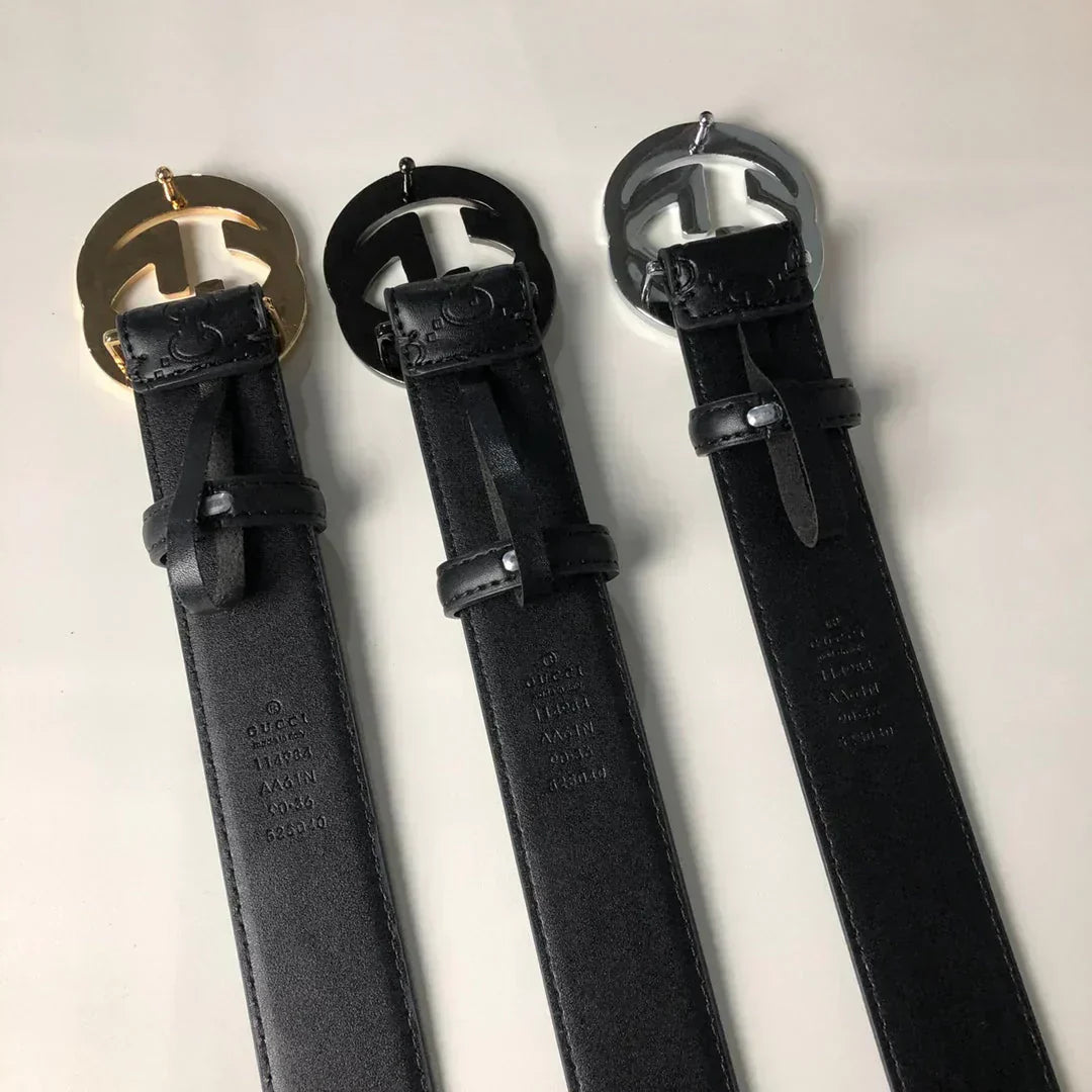 3 Colors Fashion Printed Leather Belts-s