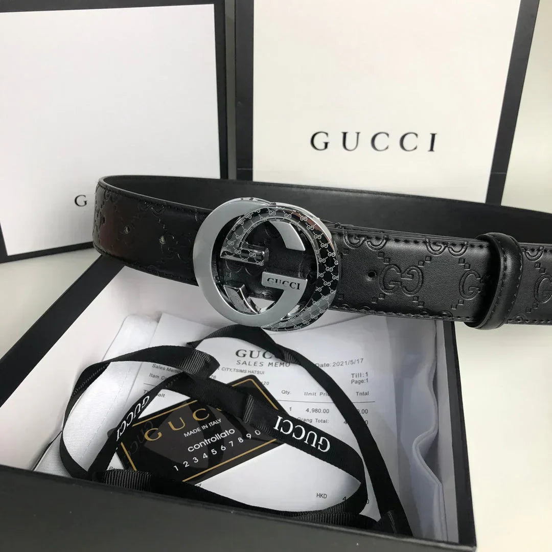 3 Colors Fashion Printed Leather Belts-s