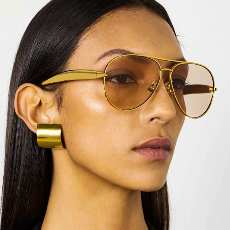 Women’s Solenza Aviator Sunglasses-1a