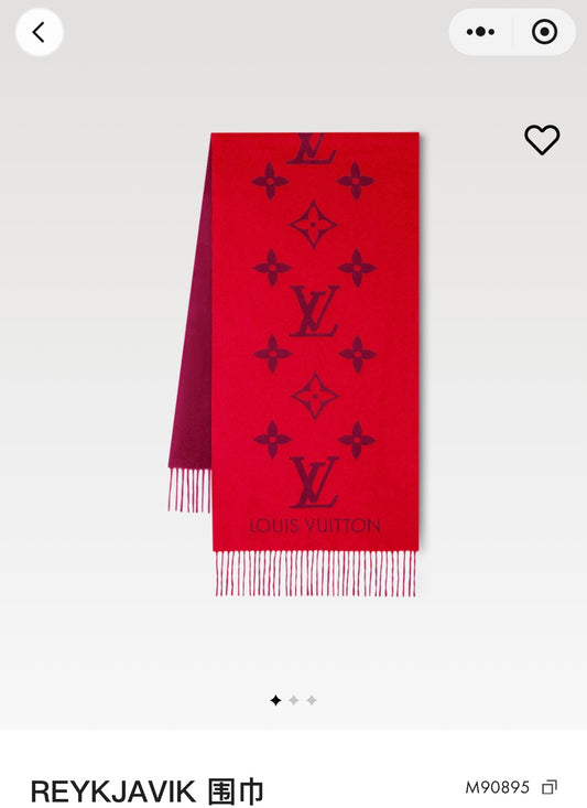 Unique Knit Pattern Cashmere Scarf-0016